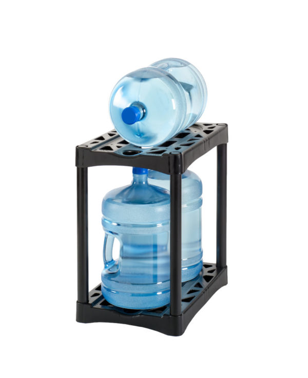 water bottle jug small storage rack