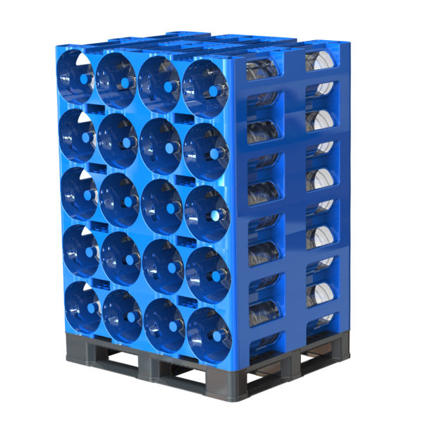 ProStack 4 gallon water bottle rack with Tunnel Liner & Bolltes