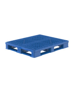 Blue plastic stackable pallet - Progenic NSF certified pallet