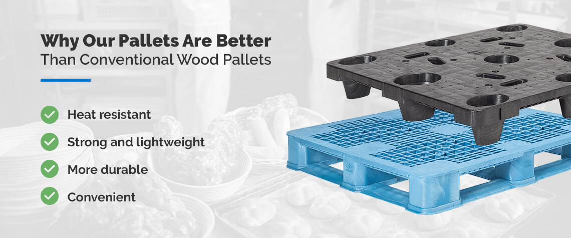 Plastic Pallet **** Lightweight and Robust NEW **** 2 PACK 